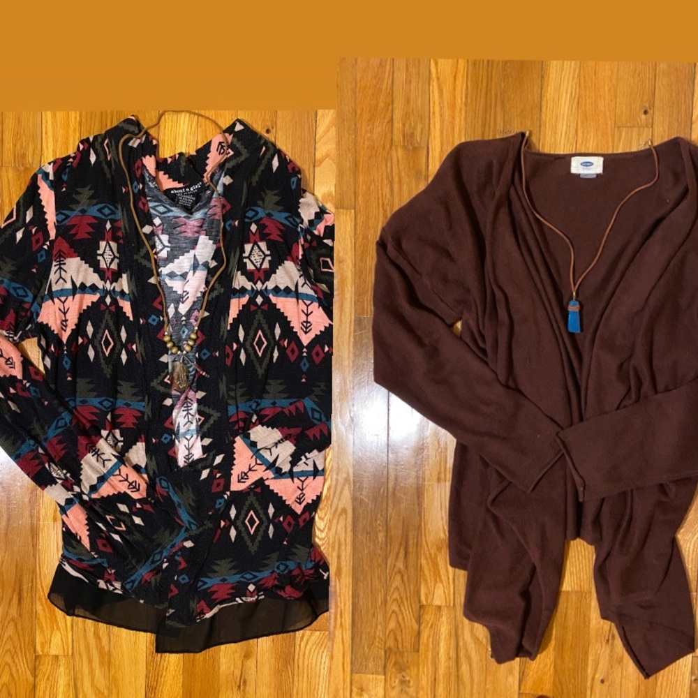 Two Sweaters with FREE NECKLACES